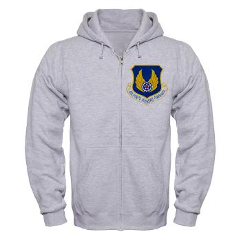 AFMC - A01 - 03 - Air Force Materiel Command - Zip Hoodie - Click Image to Close