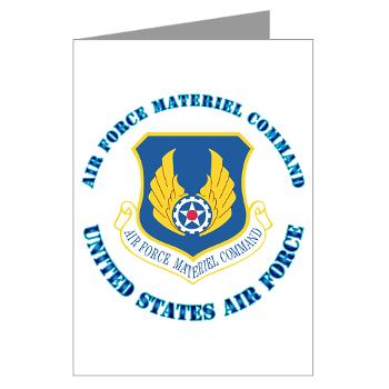 AFMC - M01 - 02 - Air Force Materiel Command with Text - Greeting Cards (Pk of 10) - Click Image to Close