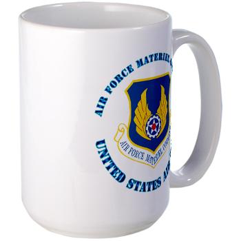 AFMC - M01 - 03 - Air Force Materiel Command with Text - Large Mug