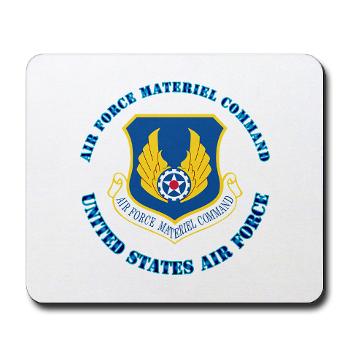 AFMC - M01 - 03 - Air Force Materiel Command with Text - Mousepad