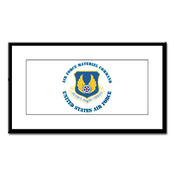AFMC - M01 - 02 - Air Force Materiel Command with Text - Small Framed Print