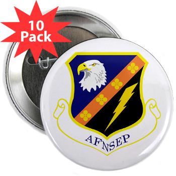 AFNSEP - M01 - 01 - Air Force National Security Emergency Preparedness - 2.25" Button (10 pack) - Click Image to Close