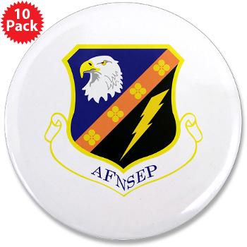 AFNSEP - M01 - 01 - Air Force National Security Emergency Preparedness - 3.5" Button (10 pack)