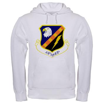 AFNSEP - A01 - 03 - Air Force National Security Emergency Preparedness with Text - Hooded Sweatshirt