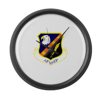 AFNSEP - M01 - 03 - Air Force National Security Emergency Preparedness with Text - Large Wall Clock