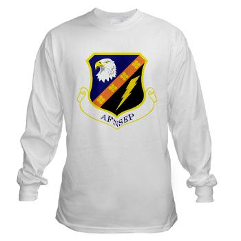 AFNSEP - A01 - 03 - Air Force National Security Emergency Preparedness with Text - Long Sleeve T-Shirt