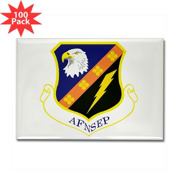 AFNSEP - M01 - 01 - Air Force National Security Emergency Preparedness - Rectangle Magnet (100 pack)