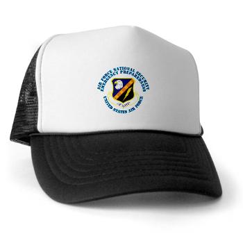 AFNSEP - A01 - 02 - Air Force National Security Emergency Preparedness with Text - Trucker Hat - Click Image to Close