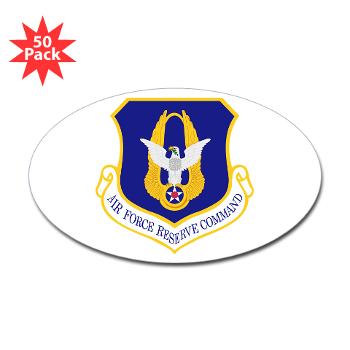 AFRC - M01 - 01 - Air Force Reserve Command - Sticker (Oval 50 pk)