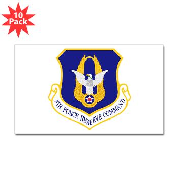 AFRC - M01 - 01 - Air Force Reserve Command - Sticker (Rectangle 10 pk)