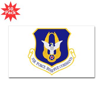 AFRC - M01 - 01 - Air Force Reserve Command - Sticker (Rectangle 50 pk)