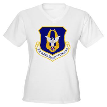 AFRC - A01 - 04 - Air Force Reserve Command - Women's V-Neck T-Shirt