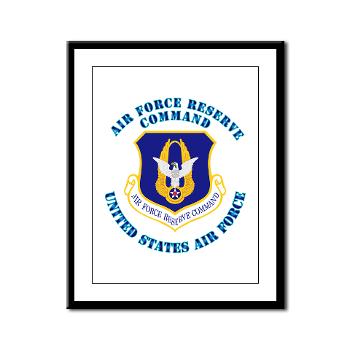 AFRC - M01 - 02 - Air Force Reserve Command with Text - Framed Panel Print