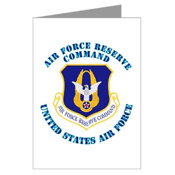 AFRC - M01 - 02 - Air Force Reserve Command with Text - Greeting Cards (Pk of 10)