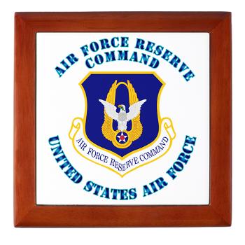 AFRC - M01 - 03 - Air Force Reserve Command with Text - Keepsake Box