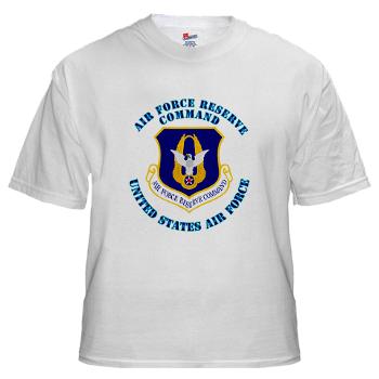 AFRC - A01 - 04 - Air Force Reserve Command with Text - White t-Shirt