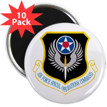 AFSOC - M01 - 01 - Air Force Special Operations Command - 2.25" Magnet (10 pack) - Click Image to Close