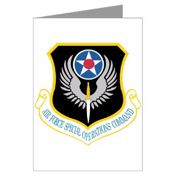 AFSOC - M01 - 02 - Air Force Special Operations Command - Greeting Cards (Pk of 10)
