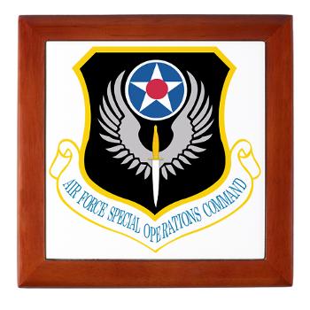 AFSOC - M01 - 03 - Air Force Special Operations Command - Keepsake Box