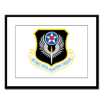 AFSOC - M01 - 02 - Air Force Special Operations Command - Large Framed Print