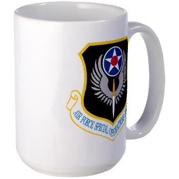 AFSOC - M01 - 03 - Air Force Special Operations Command - Large Mug - Click Image to Close
