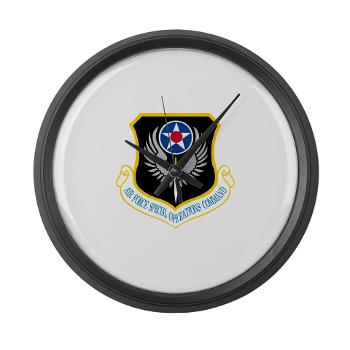 AFSOC - M01 - 03 - Air Force Special Operations Command - Large Wall Clock - Click Image to Close