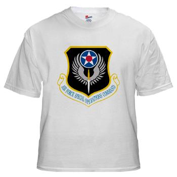 AFSOC - A01 - 04 - Air Force Special Operations Command - White t-Shirt