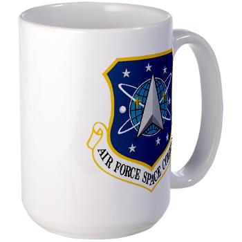 AFSPC - M01 - 03 - Air Force Space Command - Large Mug - Click Image to Close
