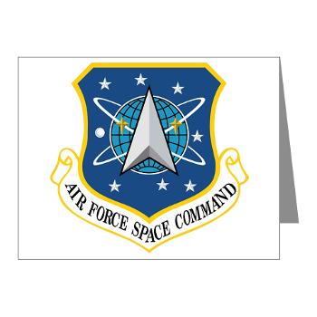 AFSPC - M01 - 02 - Air Force Space Command - Note Cards (Pk of 20) - Click Image to Close