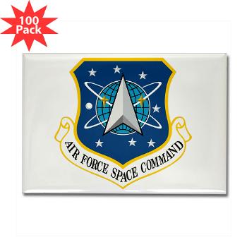 AFSPC - M01 - 01 - Air Force Space Command - Rectangle Magnet (100 pack)