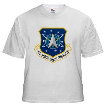 AFSPC - A01 - 04 - Air Force Space Command - White t-Shirt