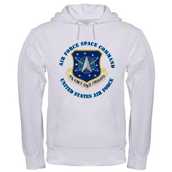 AFSPC - A01 - 03 - Air Force Space Command with Text - Hooded Sweatshir