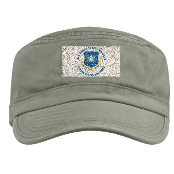 AFSPC - A01 - 01 - Air Force Space Command with Text - Military Cap
