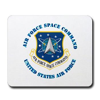 AFSPC - M01 - 03 - Air Force Space Command with Text - Mousepad
