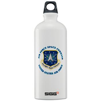 AFSPC - M01 - 03 - Air Force Space Command with Text - Sigg Water Bottle 1.0L