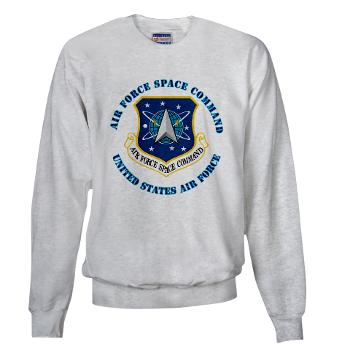 AFSPC - A01 - 03 - Air Force Space Command with Text - Sweatshirt