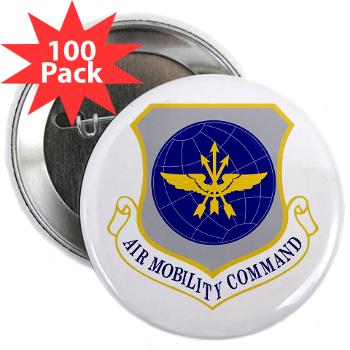 AMC - M01 - 01 - Air Mobility Command - 2.25" Button (100 pack)