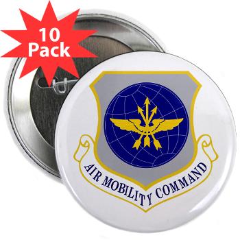 AMC - M01 - 01 - Air Mobility Command - 2.25" Button (10 pack)