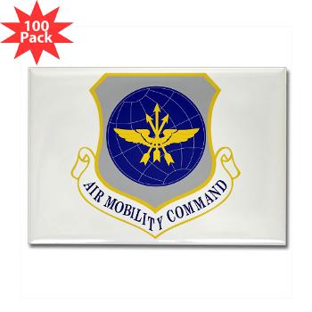 AMC - M01 - 01 - Air Mobility Command - Rectangle Magnet (100 pack)
