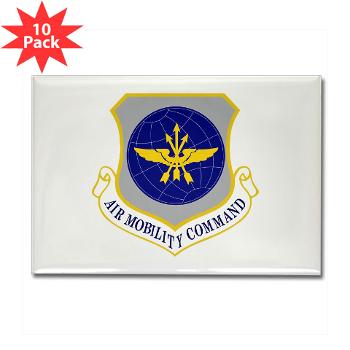 AMC - M01 - 01 - Air Mobility Command - Rectangle Magnet (10 pack)