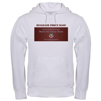 BAFB - A01 - 03 - Beale Air Force Base with Text - Hooded Sweatshirt