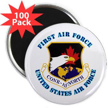 FAF - M01 - 01 - First Air Force with Text - 2.25" Magnet (100 pack)