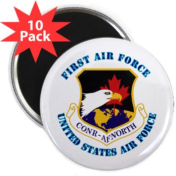 FAF - M01 - 01 - First Air Force with Text - 2.25" Magnet (10 pack)