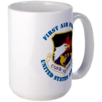 FAF - M01 - 03 - First Air Force with Text - Large Mug