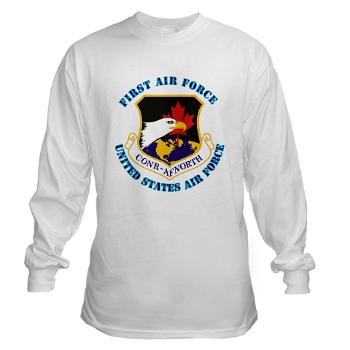 FAF - A01 - 03 - First Air Force with Text - Long Sleeve T-Shirt