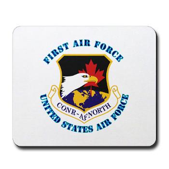 FAF - M01 - 03 - First Air Force with Text - Mousepad