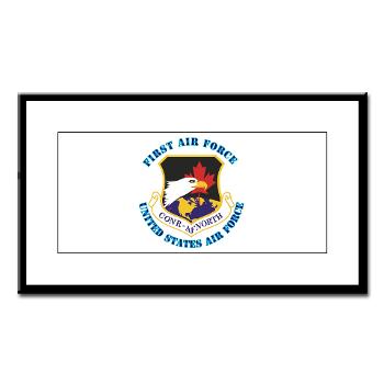 FAF - M01 - 02 - First Air Force with Text - Small Framed Print