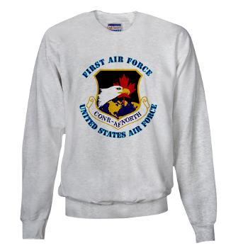 FAF - A01 - 03 - First Air Force with Text - Sweatshirt