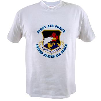 FAF - A01 - 04 - First Air Force with Text - Value T-shirt