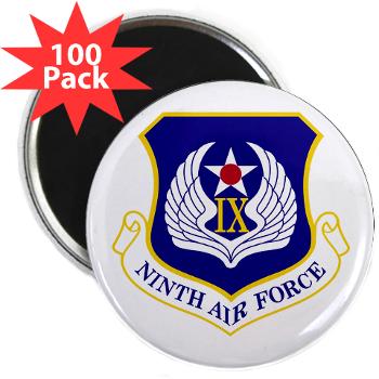 NAF - M01 - 01 - Ninth Air Force - 2.25" Magnet (100 pack)